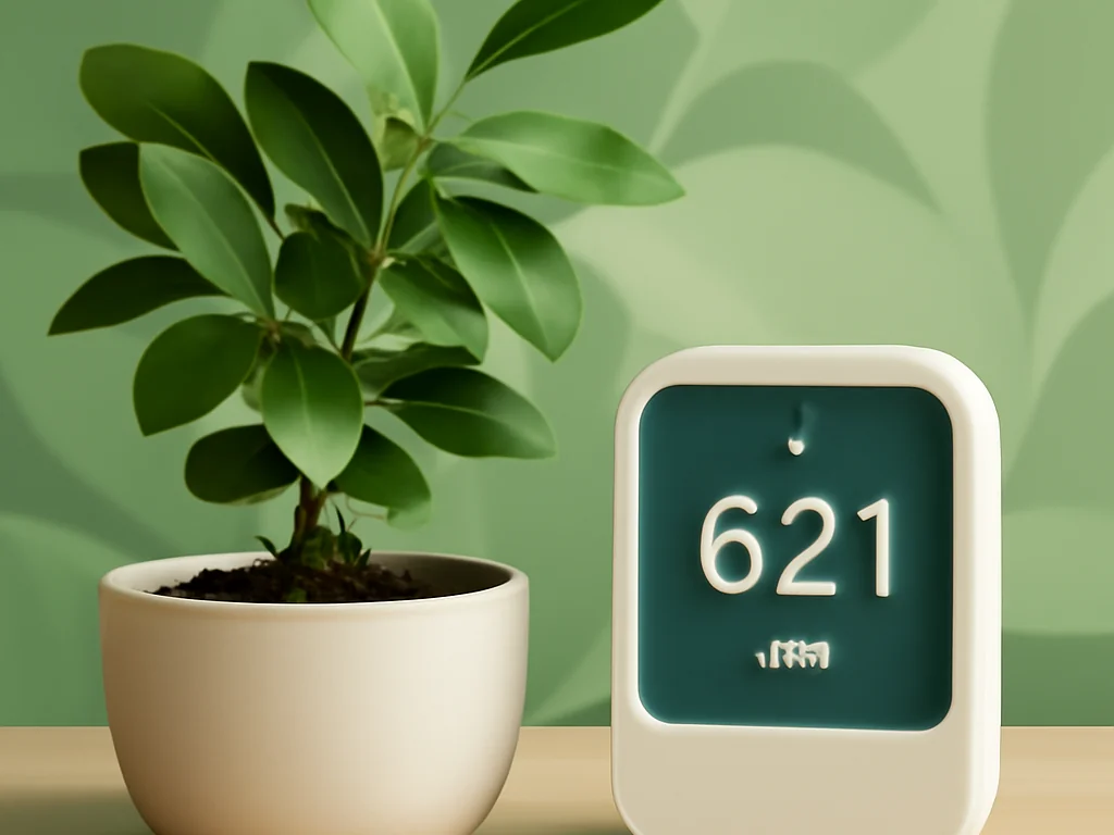 Nahaufnahme aromatischer Kräuter im Indoor-Garten