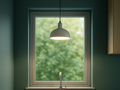 Leuchten für Küchenfenster